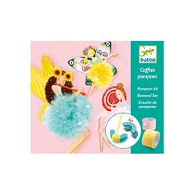 Djeco Κατασκευή Κρεμαστά Πομ-Πομ Νεράιδες 