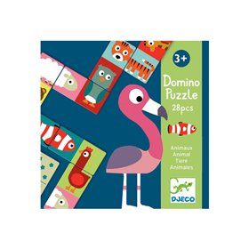 Djeco Ντόμινο Διπλής Όψης Ζωάκια 28 Τεμ. 