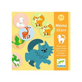 Djeco Μέμο Μικροί Φίλοι 32 Τμχ.  Djeco Μέμο Μικροί Φίλοι 32 Τμχ.