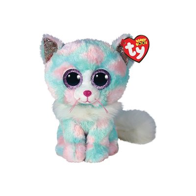 ty Beanie Boos Opal Χνουδωτό Γατούλα Παστέλ 23Εκ 