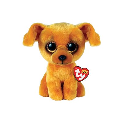 ty Beanie Boos Zuzu Χνουδωτό Σκυλάκι Καφέ 15Εκ 