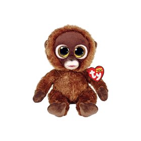 ty Beanie Boos Chessie Χνουδωτό Μαϊμουδάκι Καφέ 15Εκ 