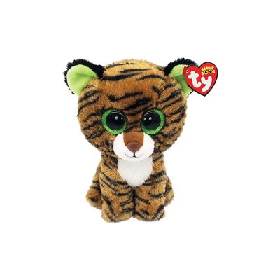 ty Beanie Boos Tiggy Χνουδωτό Τιγράκι Καφέ 15Εκ 