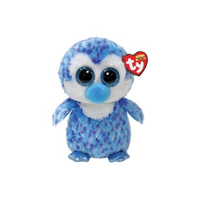 ty Beanie Boos Tony Χνουδωτό Πιγκουίνος Μπλε 15Εκ 