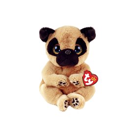 ty Beannie Bellies Izzy Χνουδωτό Σκυλάκι Καφέ 15Εκ 