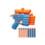 Hasbro Nerf Elite 2.0 Prospect Qs-4 Blaster, 8 Official Nerf Elite Darts, 4-Dart Blasting, Nonremovable Targeting Scope 