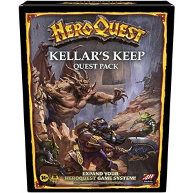 Hasbro Avalon Hill Heroquest Kellars Keep Expansion, Dungeon Crawler Board Game 