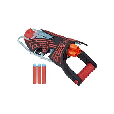 Hasbro Nerf Spider Man Verse Web Dart Blaster Miles Morales Tri-Shot 