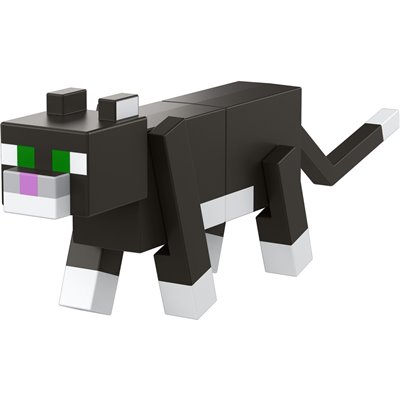 Mattel Minecraft Κατασκευή Μεγάλης Φιγούρας Tuxedo Cat 