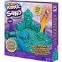 Spin Master Kinetic Sand Sparkle Sandcastle Set - Teal 454G Magic Sand Πράσινο 