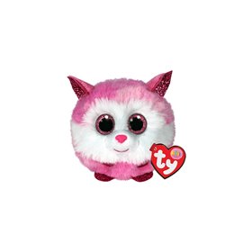 ty Beannie Balls Princess Χνουδωτό Σκυλάκι Χάσκυ Ροζ 