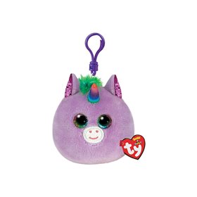 ty Squishy Beanies Rosette Χνουδωτό Κλιπ Μονόκερος Μωβ  ty Squishy Beanies Rosette Χνουδωτό Κλιπ Μονόκερος Μωβ