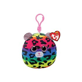 ty Squishy Beanies Dot Χνουδωτό Κλιπ Λεοπάρδαλη Πολύχρωμο  ty Squishy Beanies Dot Χνουδωτό Κλιπ Λεοπάρδαλη Πολύχρωμο