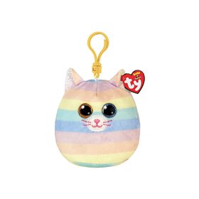 ty Squishy Beanies Heather Χνουδωτό Κλιπ Γατούλα Πολύχρωμο  ty Squishy Beanies Heather Χνουδωτό Κλιπ Γατούλα Πολύχρωμο