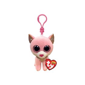 ty Beanie Boos Fiona Χνουδωτό Κλιπ Γατούλα Ροζ 8.5Εκ  ty Beanie Boos Fiona Χνουδωτό Κλιπ Γατούλα Ροζ 8.5Εκ
