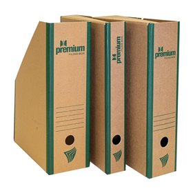 A&ampG PAPER Κουτί Κοφτό Χάρτινο με Λάστιχο Premium Κραφτ Καφέ 25x35x10εκ. 