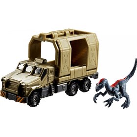 MATCHBOX Jurassic World Αυτοκινητακια & Δεινοσαυροι Σετ Therizinosaurus Trailer  MATCHBOX Jurassic World Αυτοκινητακια & Δεινοσαυροι Σετ Therizinosaurus Trailer