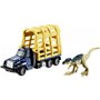 MATCHBOX Jurassic World Αυτοκινητάκια &amp Δεινοσαυροι Σετ Armored Baryonyx Hauler 