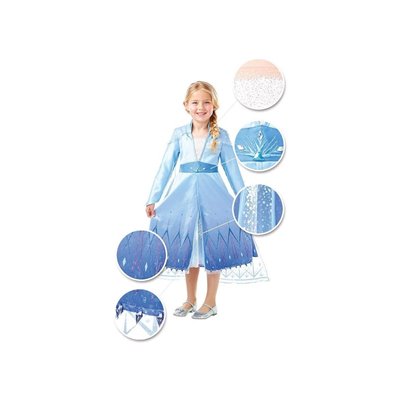 Rubies Official Disney Frozen 2, Elsa Premium Dress Παιδική Στολή Small 