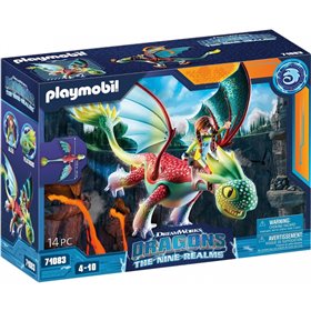 Playmobil Dragons: The Nine Realms - Feathers Και Alex  Playmobil Dragons: The Nine Realms - Feathers Και Alex