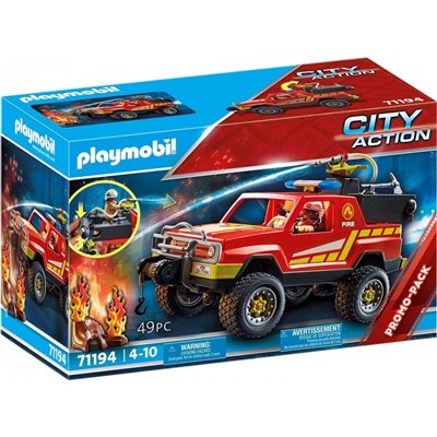 Playmobil City Action Πυροσβεστικό Όχημα Υποστήριξης 