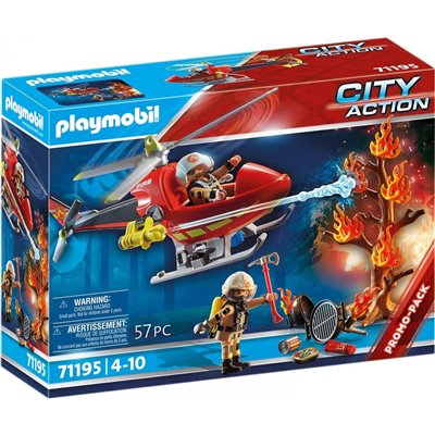 Playmobil City Action Ελικόπτερο Πυροσβεστικής 