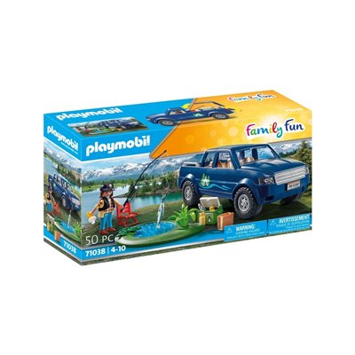 Playmobil Family Fun Ψαράς και όχημα Pick-Up 