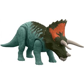 Mattel Jurassic World Νεοι Δεινοσαυροι Με Κινουμενα Μελη, Λειτουργια Επιθεσης &amp Ηχους Triceratops  