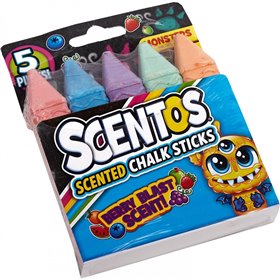 A&ampG PAPER Κιμωλίες Αρωματικές Scentos Τριγωνικές Κουτί 5 Χρωμάτων 