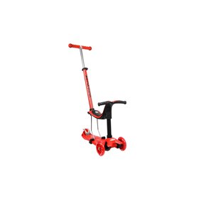 ΑΘΛΟΠΑΙΔΙΑ Πατίνι Πολυμορφικό 3 Σε 1, Κόκκινο 