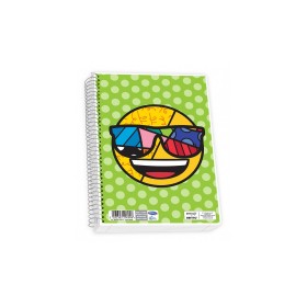 SKAG Τετράδιο Σπιράλ 2 Θέματα 17Χ25εκ 80γρ Emoji - 1 τμχ 
