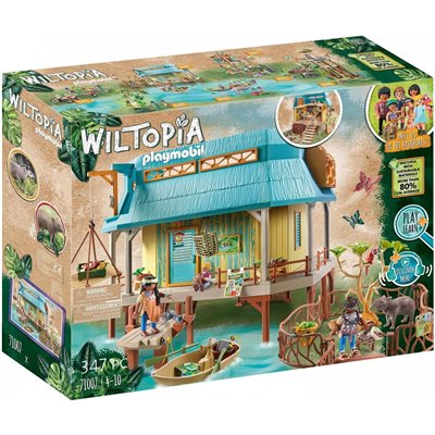 Playmobil Wiltopia Σταθμός περίθαλψης άγριων ζώων 