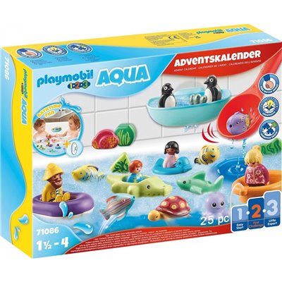 Playmobil Aqua Χριστουγεννιάτικο Ημερολόγιο 1.2.3 - Διασκέδαση Στο Νερό 