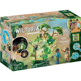 Playmobil Wiltopia - Φωτιζόμενο Τροπικό Δέντρο Και Εξερευνητές 