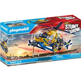 Playmobil Air Stunt Show Ελικόπτερο Με Κινηματογραφικό Συνεργείο 