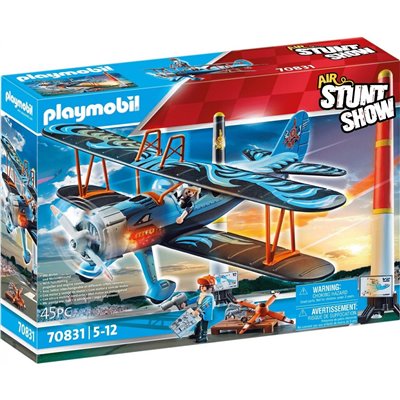 Playmobil Air Stunt Show Διπλάνο Φοίνικας 