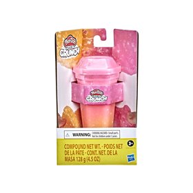 Hasbro Play-Doh Crystal Crunch Single Can Hot Pink Orange 
