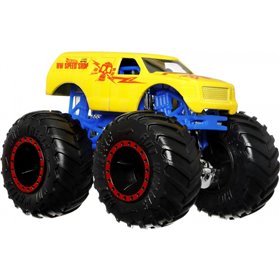 Mattel Hot Wheels Οχηματα Monster Trucks Χρωμοκεραυνοί Town Hauler 