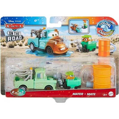 Mattel Cars On The Road Αυτοκινητακια Color Changers Σετ Mater 