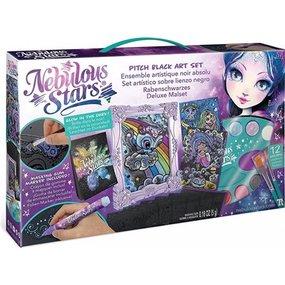 Nebulous Stars Pitch Black Art Set  