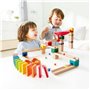 Hape Early Explorer Ξύλινο Crazy Rollers Stack Track 