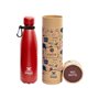 Estia Θερμός Travel Flask Save The Aegean 500Ml Matte Red 