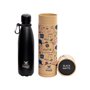 Estia Θερμός Travel Flask Save The Aegean 500Ml Matte Black 