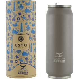 Estia Θερμός Travel Cup Save The Aegean 500Ml Chai Latte  Estia Θερμός Travel Cup Save The Aegean 500Ml Chai Latte