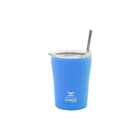 Estia Θερμός Coffee Mug Save The Aegean 350Ml Olympic Blue  Estia Θερμός Coffee Mug Save The Aegean 350Ml Olympic Blue