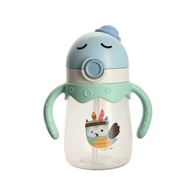 Estia Παγούρι Παιδικό Happy Πλαστικό 350Ml Owl Mint Green  Estia Παγούρι Παιδικό Happy Πλαστικό 350Ml Owl Mint Green