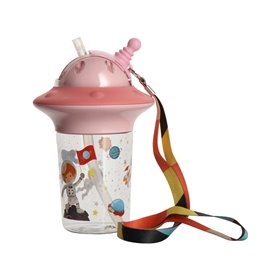 Estia Παγούρι Παιδικό Astro Πλαστικό 450Ml Salmon Pink  Estia Παγούρι Παιδικό Astro Πλαστικό 450Ml Salmon Pink