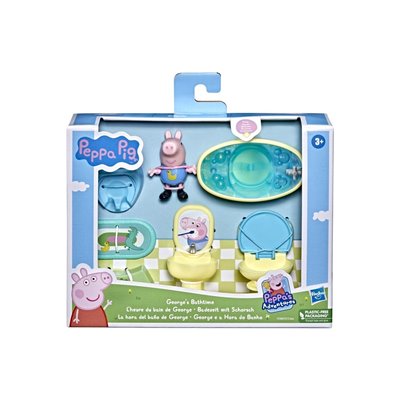 Hasbro Peppa Pig Peppas Adventures Little Rooms Accessory set Ώρα Μπάνιου με τον George 