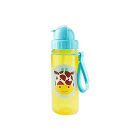 Skip Hop Zoo Πλαστικό Παγουρίνο με Καλαμάκι Καμηλοπάρδαλη - 384,5 ml 