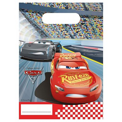 PROCOS Τσάντες Δώρων Dec.Party Disney Cars 3 6τμχ 